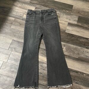 American Eagle Outfitters Charcoal Flare Jeans